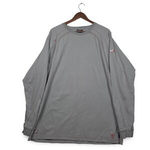 Ariat FR Shirt XXL Tall Grey Flame Resistant Cat 2 2112 Long Sleeve Work T-Shirt